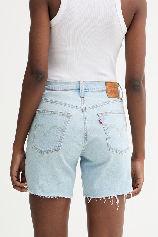 Oblečenie Rifľové krátke nohavice Levi's 501® MID THIGH A9296 modrá