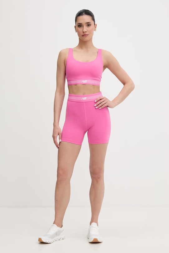 New Balance sportske kratke hlače za žene Fitted Short 5 WB61E4GEAAC roza SS26