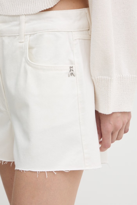 Patrizia Pepe szorty damskie jeansowe biały 2P1744.D107