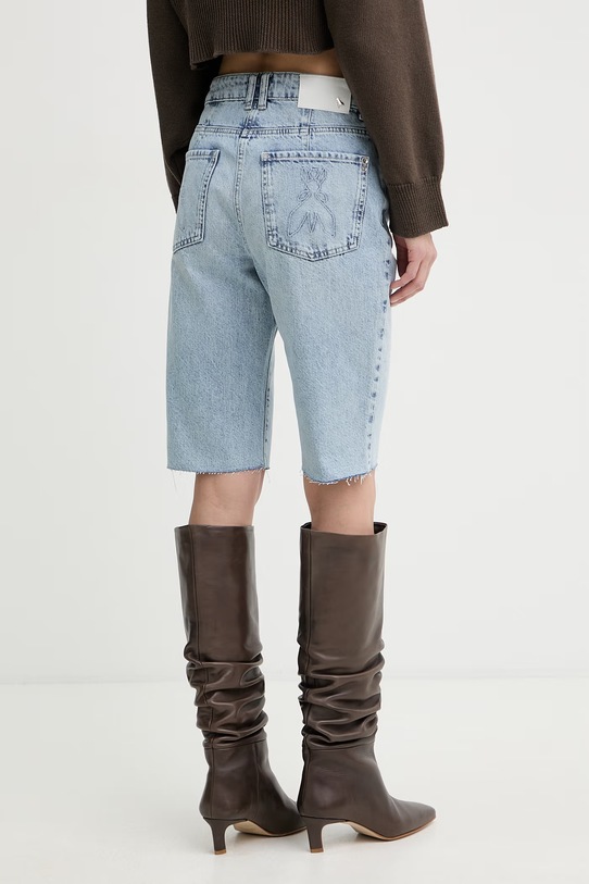 Odzież Patrizia Pepe szorty damskie jeansowe 2P1769.D1WZB niebieski