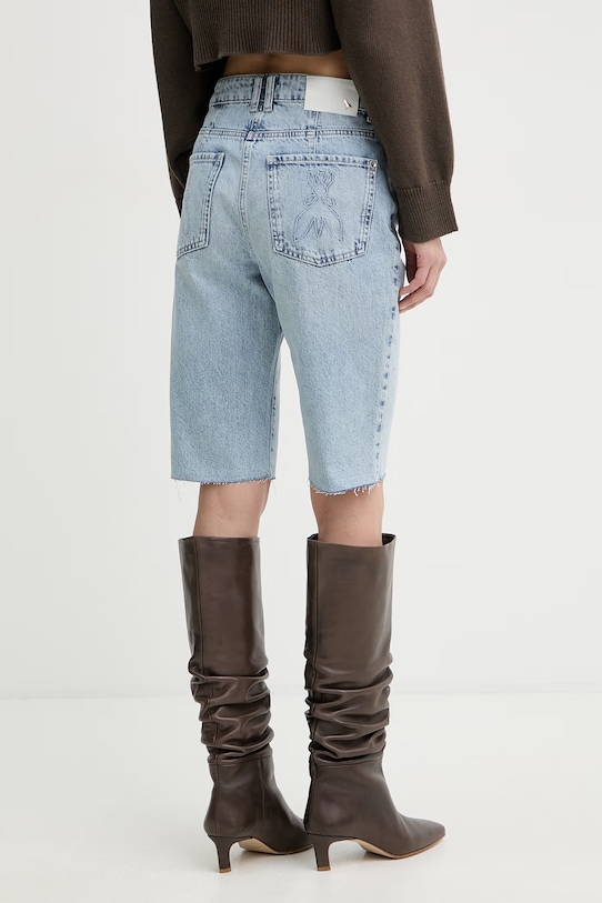 Odzież Patrizia Pepe szorty damskie jeansowe 2P1769.D1WZB niebieski