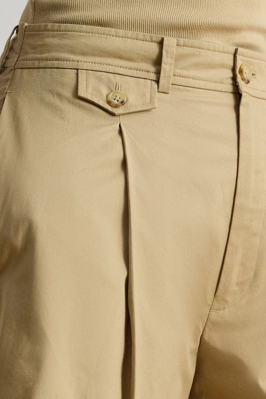 Lauren Ralph Lauren szorty bawełniane beżowy 200P08852