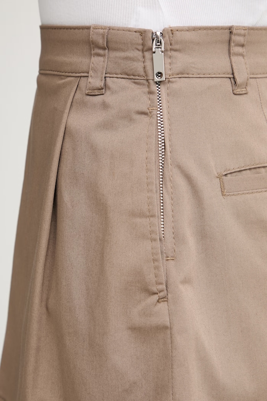 Max&Co. шорти жіночі бавовняні з еластаном MCOMAESTRO коричневий 2616141024200