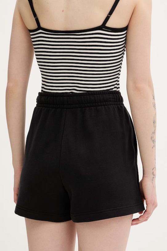 Odzież Tommy Jeans szorty dresowe damskie bawełniane DW0DW22230 czarny