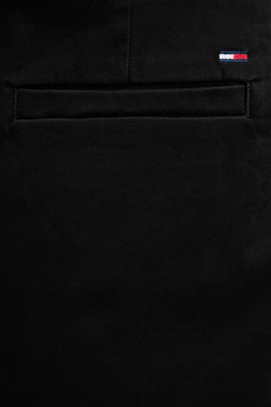 Tommy Jeans szorty damskie bawełniane z elastanem czarny DW0DW23268