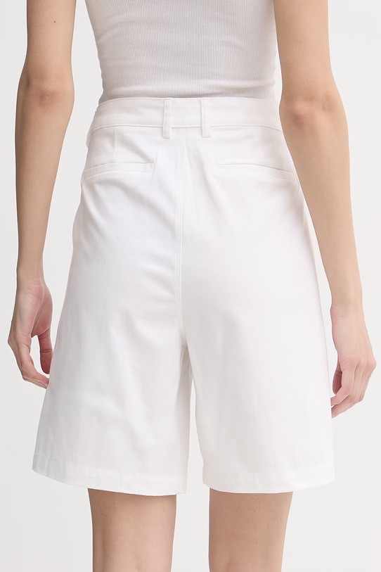 Odjeća U.S. Polo Assn. kratke hlače za žene od pamuka s elastanom CHINO WUP2228 bijela