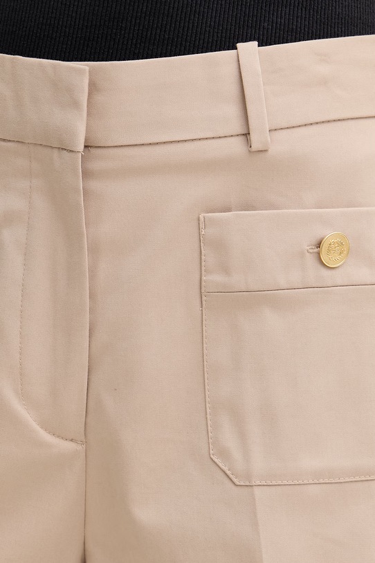 Tommy Hilfiger Elegantne kratke hlače za žene bež WW0WW49592