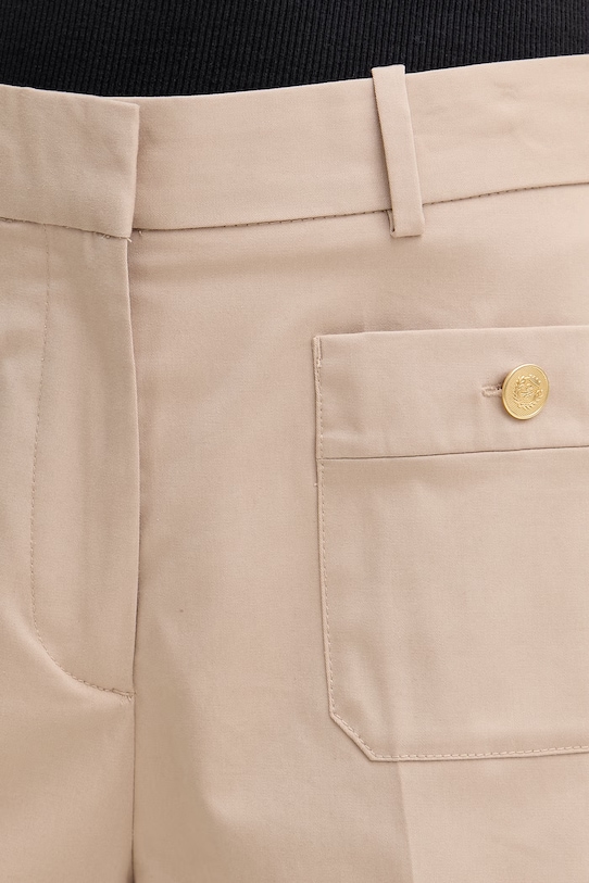 Tommy Hilfiger elegantné šortky dámske béžová WW0WW49592