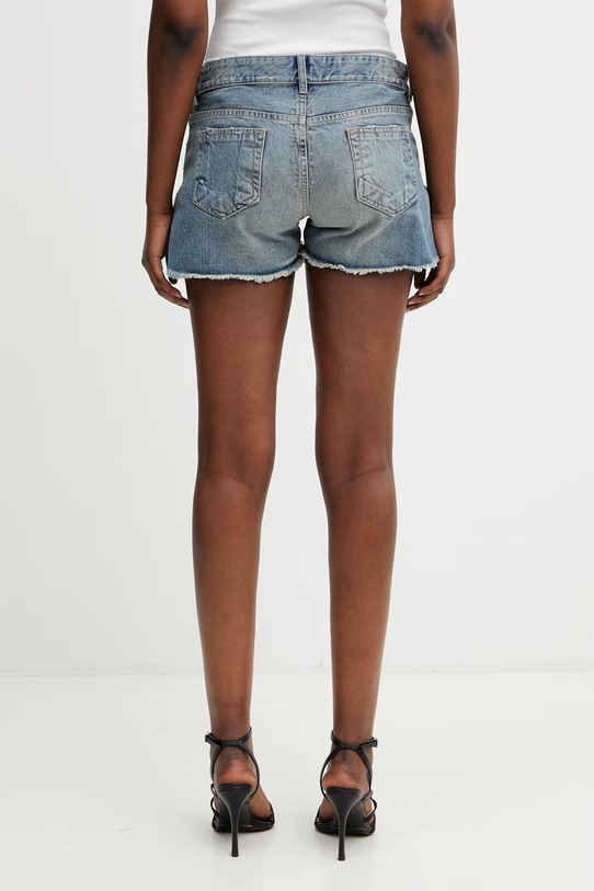 Odzież Rick Owens DRKSHDW szorty jeansowe damskie DS01F4300.DWBET2 niebieski