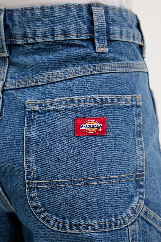 Dickies σορτς Γυναικεία ντένιμ μπλε DK0A88PBCLB1