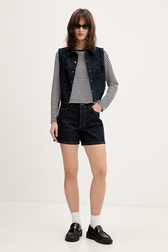 Dickies къс панталон дамски от деним DK0A88QVRIN1 тъмносин SS26