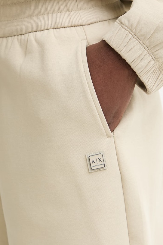 Armani Exchange šortky dámske s bavlnou zelená XW002218.AF10818