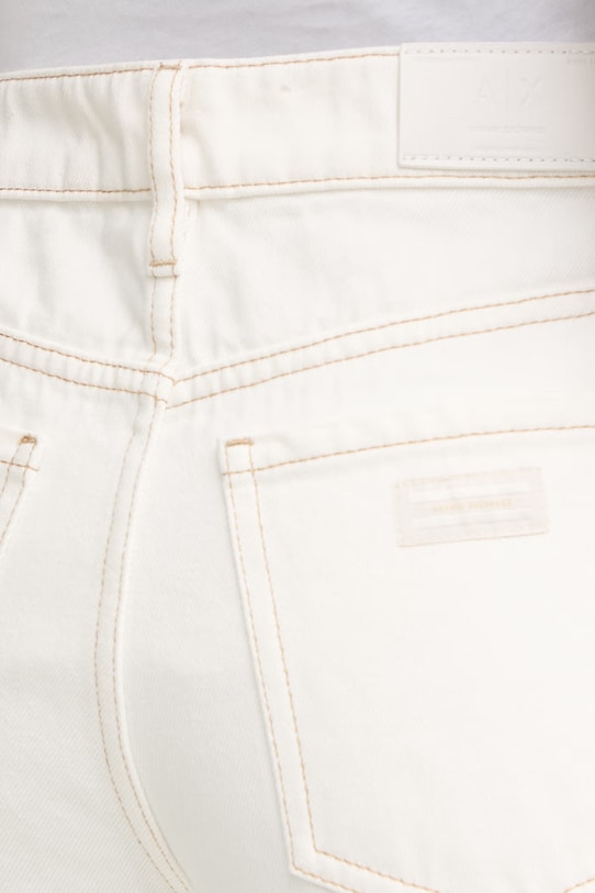 Armani Exchange šortky dámske rifľové béžová XW002272.AF21335