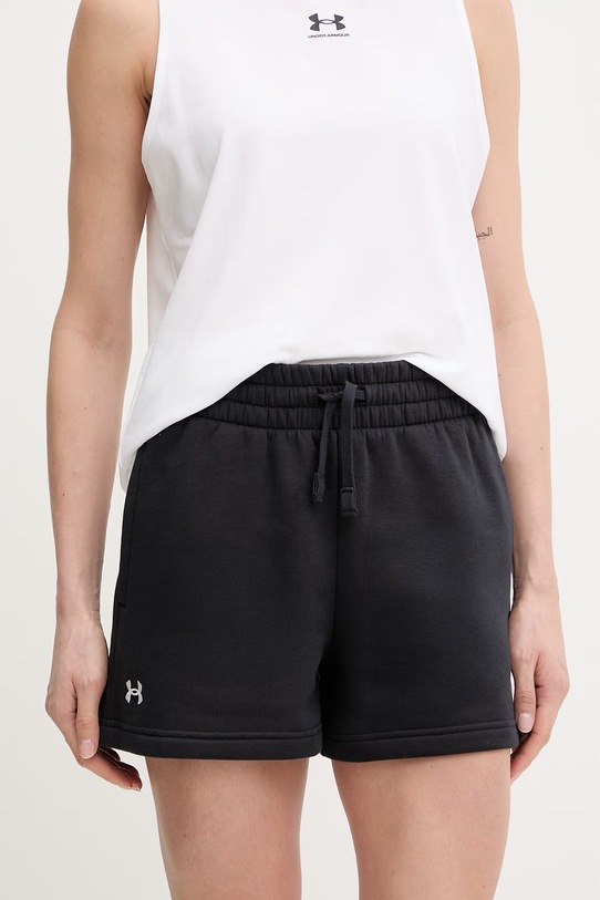 Σορτς Under Armour Rival Fleece ψηλή μαύρο 1382723