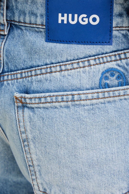 HUGO niebieskie szorty damskie jeansowe Galimon_B niebieski 50557083