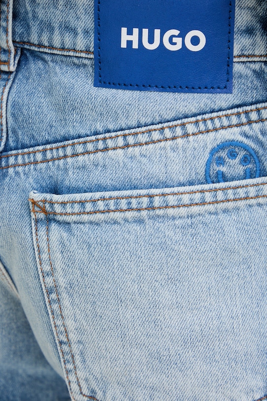 HUGO niebieskie szorty damskie jeansowe Galimon_B niebieski 50557083