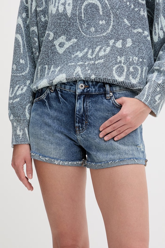 HUGO blu pantaloncini da donna in jeans Galimon_1_B blu 50559052