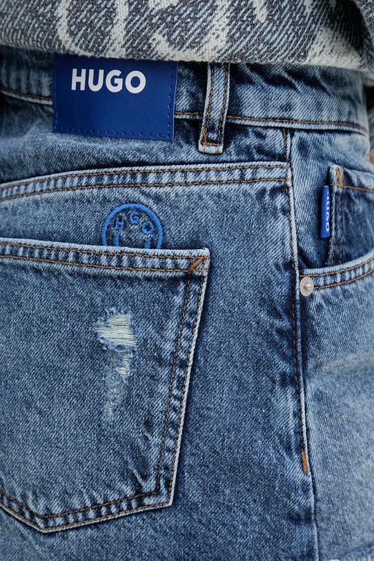 Abbigliamento HUGO blu pantaloncini da donna in jeans Galimon_1_B 50559052 blu