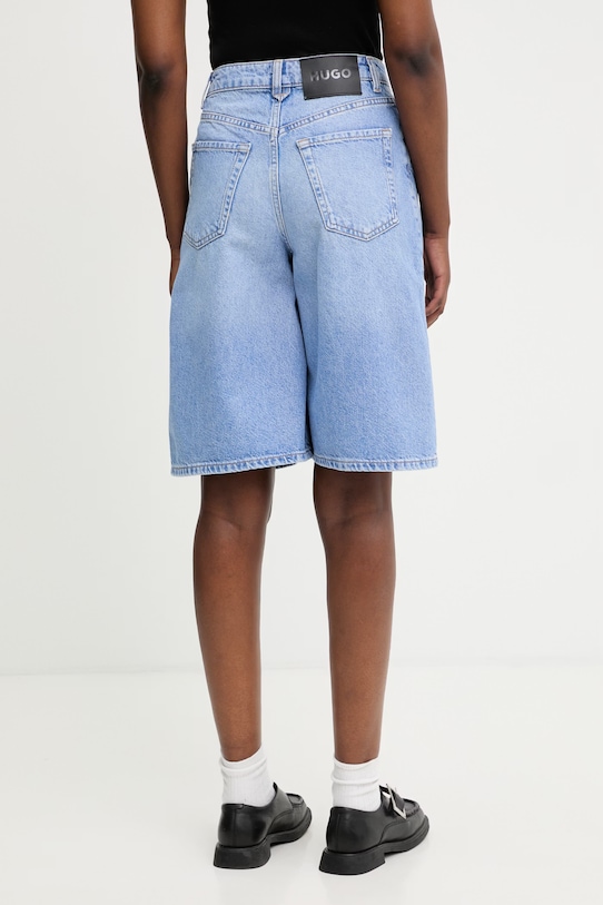 Oblečení HUGO bermudy dámské džínové Gelita_1 50557010 modrá