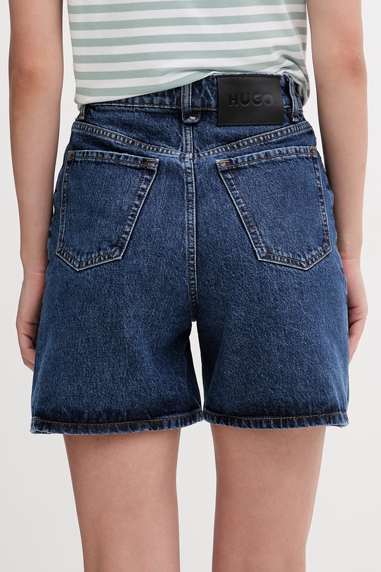 Odzież HUGO szorty damskie jeansowe Gelita_2 50559976 granatowy