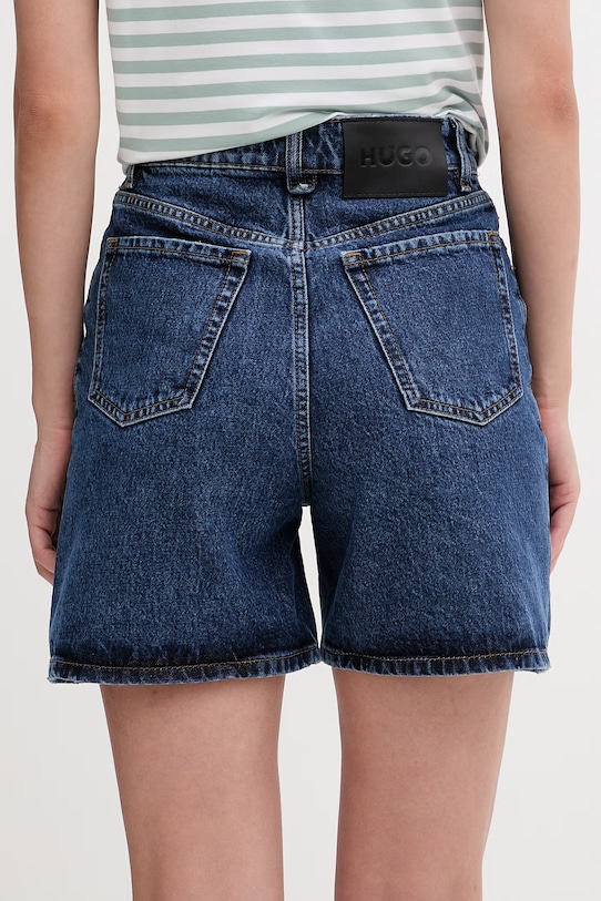 Odzież HUGO szorty damskie jeansowe Gelita_2 50559976 granatowy