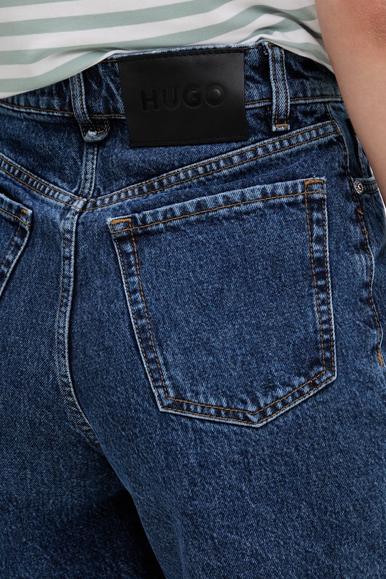 HUGO szorty damskie jeansowe Gelita_2 granatowy 50559976