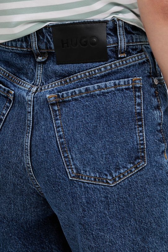 HUGO szorty damskie jeansowe Gelita_2 granatowy 50559976