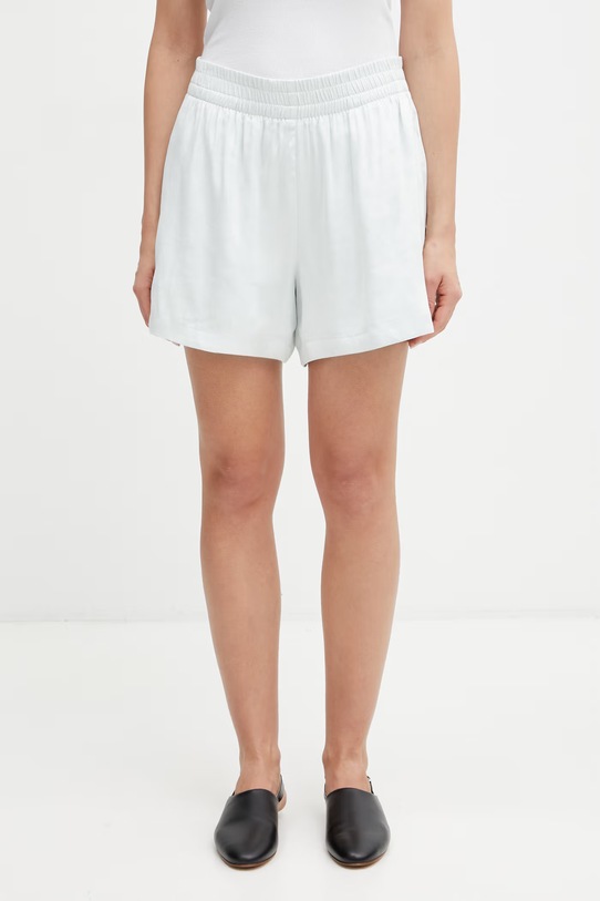 Anine Bing szorty damskie z lyocellem KAM SHORT - SPRING MINT turkusowy A.05.12376.GRN01