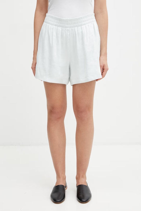 Anine Bing szorty damskie z lyocellem KAM SHORT - SPRING MINT turkusowy A.05.12376.GRN01