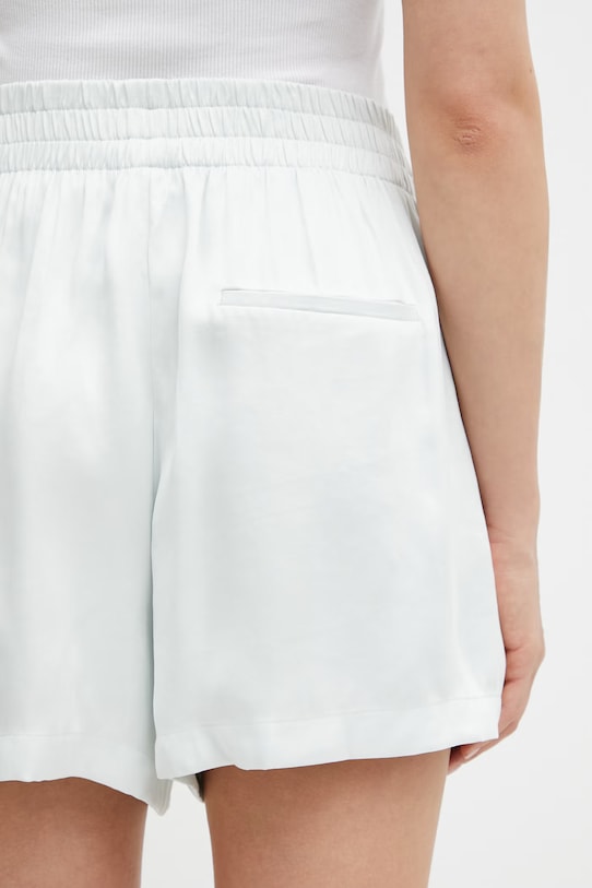 Anine Bing szorty damskie z lyocellem KAM SHORT - SPRING MINT turkusowy A.05.12376.GRN01