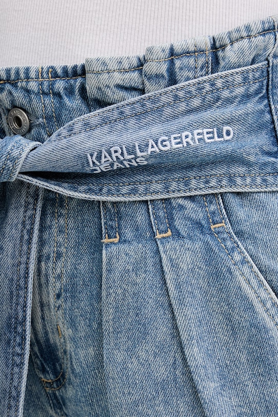 Rifľové krátke nohavice Karl Lagerfeld Jeans modrá B2W10069