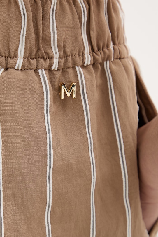 Lola Casademunt Szorty damskie z wiskozy beżowy MS2608007