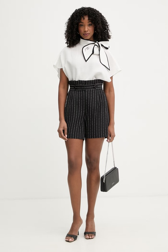 Karl Lagerfeld szorty eleganckie damskie B2W10003 czarny SS26