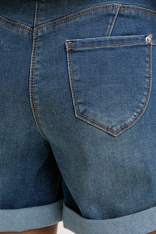 Morgan szorty damskie jeansowe niebieski SHAKU