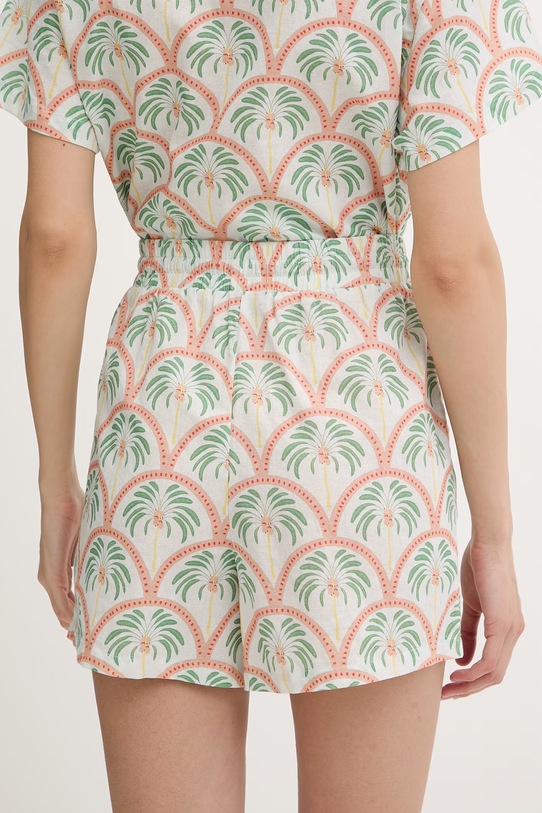 Odzież Hurley szorty damskie bawełniane BEACH WSHEU00002 zielony