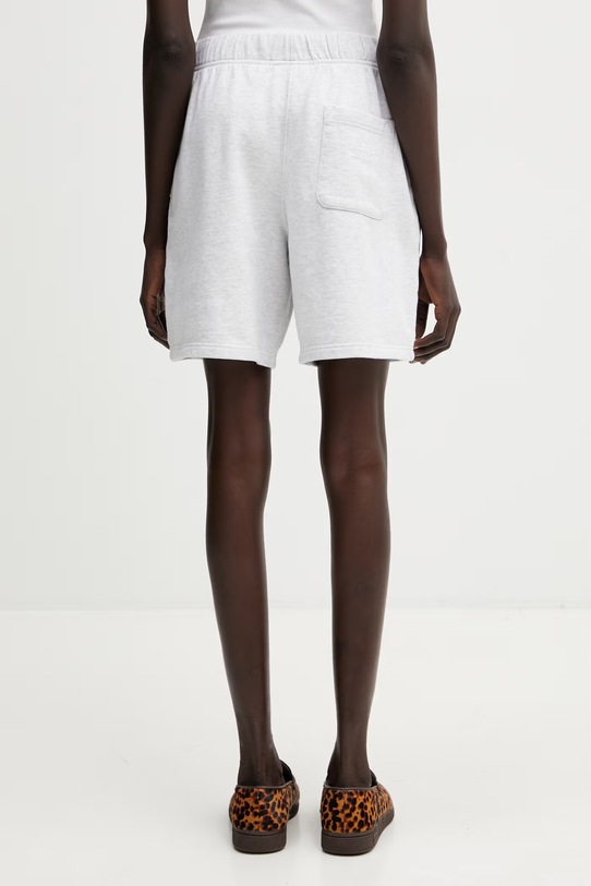 Odzież Carhartt WIP W' Brenta Sweat Short szorty dresowe bawełniane damskie I036292.00T60 szary