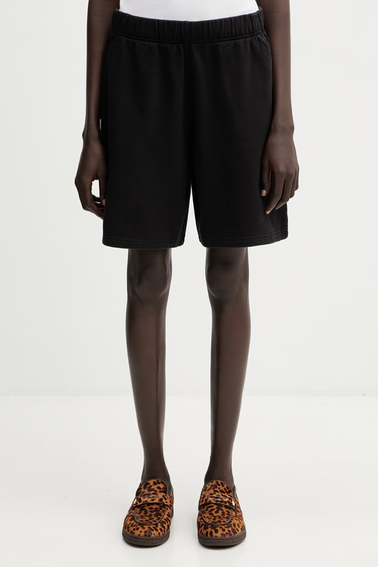 Carhartt WIP W' Brenta Sweat Short szorty dresowe bawełniane damskie czarny I036292.0D260