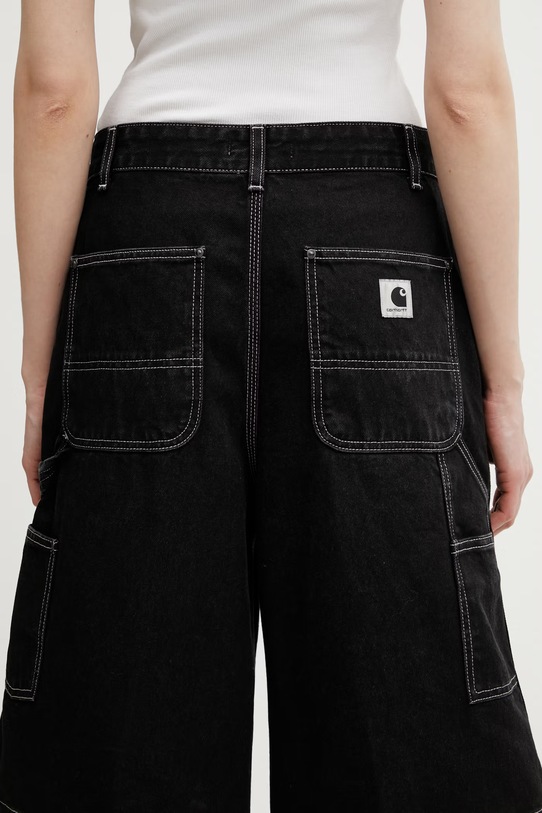 Carhartt WIP W' Nixon Single Knee Short szorty jeansowe damskie czarny I036704.8902