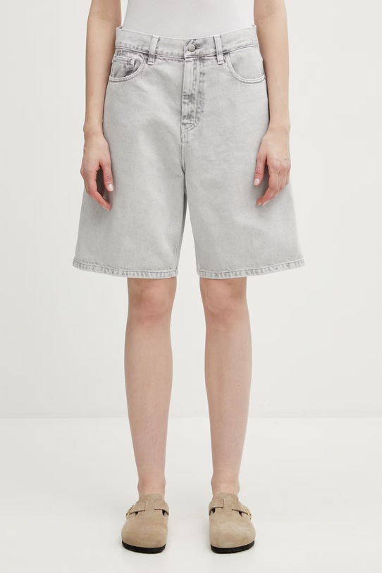 Carhartt WIP W' Brandon Short jeansowe damskie szary I036530.895F