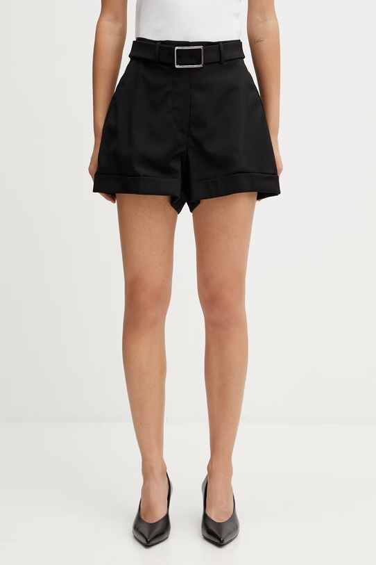 Sportmax Spxghiera elegantne kratke hlače od vune za žene crna 2612141011600