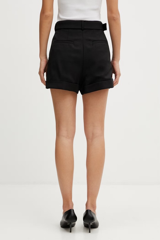 Odjeća Sportmax Spxghiera elegantne kratke hlače od vune za žene 2612141011600 crna