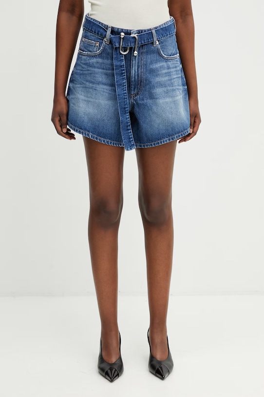 Sportmax Spxfiesta szorty jeansowe damskie niebieski 2612141022600