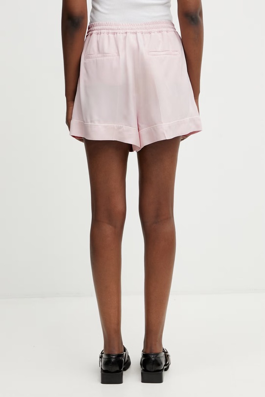 Odzież Sportmax Spxcrespo szorty damskie z wiskozy 2612141032600 różowy