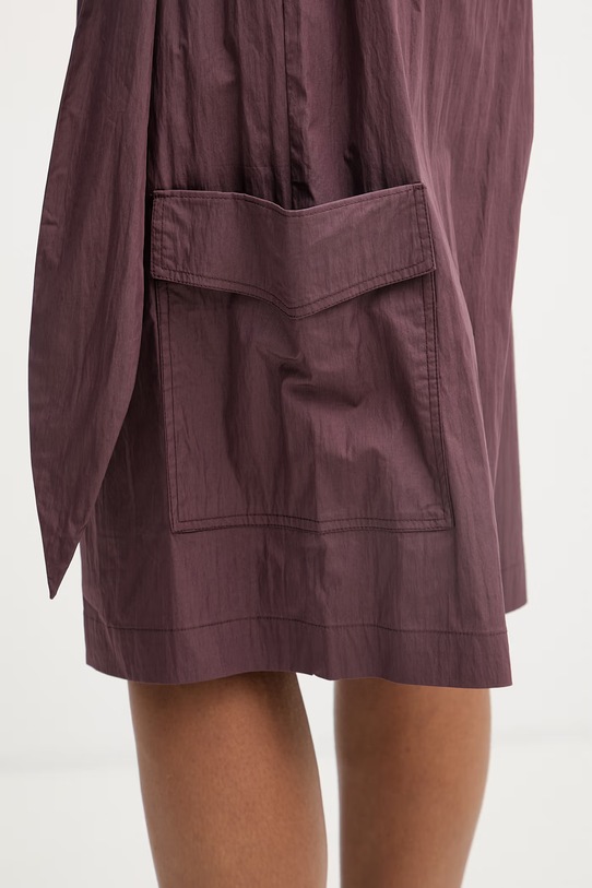 Isabelle Blanche bermudy damskie z bawełną brązowy IS26SS.P033.T002