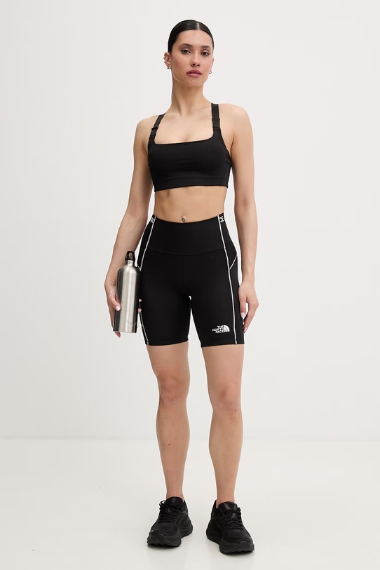 The North Face szorty sportowe damskie CAMBRENA NF0A8G1FJK31 czarny SS26