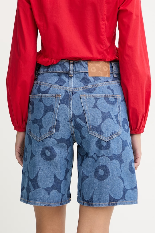 Odzież Marimekko bermudy damskie jeansowe 095425 niebieski