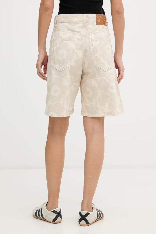Îmbrăcăminte Marimekko pantaloni scurți pentru femei, din denim 095432 bej