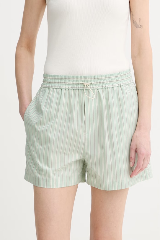 rag & bone pantaloni scurți pentru femei, din bumbac Marvin verde RAD326S9MCO