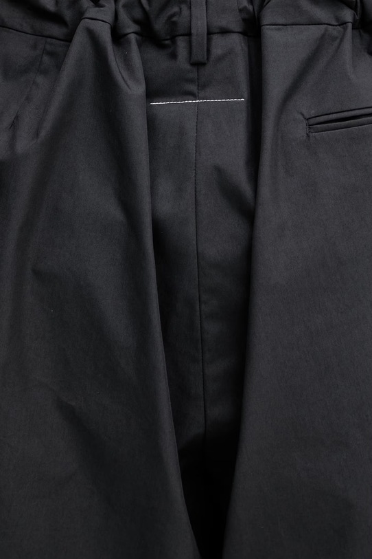 MM6 Maison Margiela szorty damskie z bawełną czarny S62MU0071.M35858