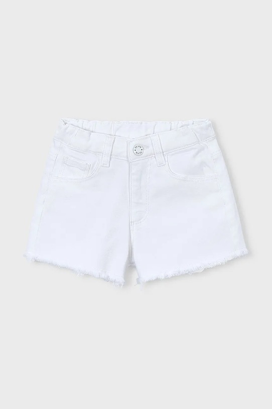 Mayoral szorty dziecięce 234.6K.Mini.PPY2 biały SS26